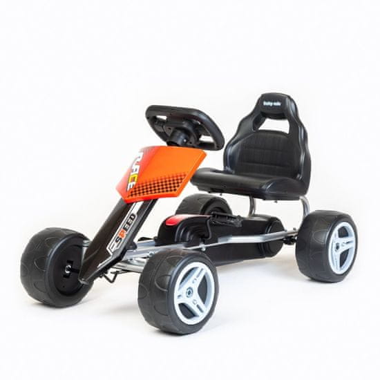 Baby Mix Detská šliapacia motokára Go-kart Speedy červená