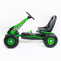 Baby Mix Detská šliapacia motokára Go-kart Razor zelená