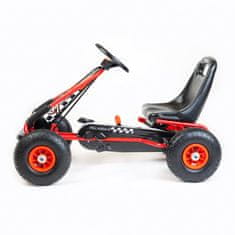 Baby Mix Detská šliapacia motokára Go-kart Razor červená