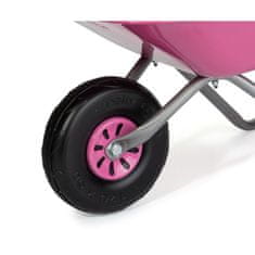 MILLY MALLY Detský záhradný fúrik kovový Rolly Toys ružový