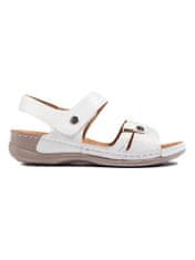 Amiatex Dámske sandále 108903 + Nadkolienky Gatta Calzino Strech, biele, 41