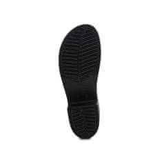 Crocs Šľapky čierna 38 EU Brooklyn Slide High Shine Heel Black