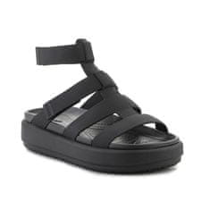 Crocs Sandále čierna 37 EU Brooklyn Luxe Gladiator