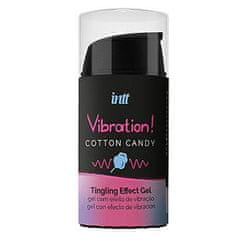 INTT Intt Vibration! Tingling Gel (Cotton Candy), gél na stimuláciu pier a klitorisu
