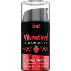 INTT Intt Vibration! Tingling Gel (Strawberry), gél na stimuláciu pier a klitorisu