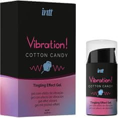 INTT Intt Vibration! Tingling Gel (Cotton Candy), gél na stimuláciu pier a klitorisu