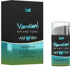 INTT Intt Vibration! Tingling Gel (Gin & Tonic), gél na stimuláciu pier a klitorisu