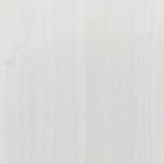Petromila vidaXL Šatník Corona biely 194x52x186 cm borovicový masív