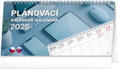 NOTIQUE Stolový kalendár Plánovací SK/SK 2025, 25 x 12,5 cm