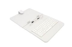 AAIREN AiTab Leather Case 2 with USB klávesnica 8" WHITE (SK/SK/DE/UK/US.. layout)