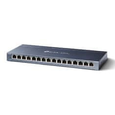 TP-LINK TL-SG116 16-Port Gigabit Desktop Switch, 16 Gigabit RJ45 Ports, Desktop Steel Case