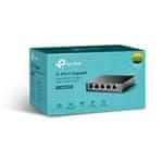 TP-LINK &quot;5-Port Gigabit Easy Smart Switch with 4-Port PoE+, 4× Gigabit PoE+ Ports, 1× Gigabit Non-PoE Ports&quot;