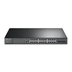 TP-LINK &quot;JetStream 28-Port Gigabit L2+ Managed Switch with 24-Port PoE+PORT: 24× Gigabit PoE+ Ports, 4× Gigabit SFP Sl