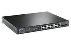 TP-LINK &quot;JetStream 28-Port Gigabit L2+ Managed Switch with 24-Port PoE+PORT: 24× Gigabit PoE+ Ports, 4× Gigabit SFP Sl