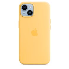 Apple iPhone 14 Silicone Case with MS - Sunglow