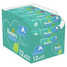 Pampers 12x Fresh Clean Obrúsky vlhčené 52 ks