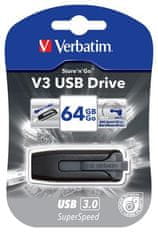 VERBATIM Store 'n' Go V3 64GB USB 3.0 čierna