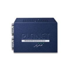 Planet Planét konvertor RS-232/422/485 na IP, 2x COM, 100Mb, -10~+60°C, SNMP+Telnet