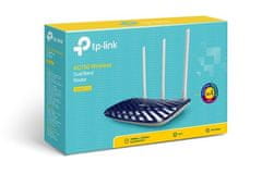 TP-LINK Archer C20v5 AC750 Dual-Band Wi-Fi Router, 433Mbps at 5GHz + 300Mbps at 2.4GHz, 5 10/100M Ports, 3 antennas