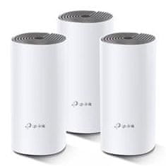 TP-LINK Komplexný WiFi systém Deco E4, Qualcomm CPU, 867Mbps/5GHz+300Mbps/2.4GHz, 2 10/100Mb/3pack