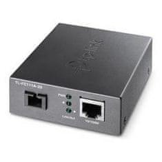 TP-LINK "10/100 Mbps RJ45 až 100 Mbps Single-mode SC WDM Bi-Directional Fiber ConverterPORT: 1× 100 Mbps SC Port, 1× 10/