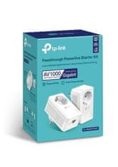 TP-LINK &quot;AV1000 Gigabit Passthrough Powerline Starter KitSPEED: 1000 Mbps PowerlineSPEC: Broadcom CPU, HomePlug AV2, 1