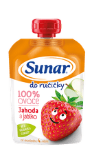 Sunar Kapsička Do ručičky jahoda, jablko 100 g