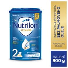 Nutrilon 3x 2 Advanced Good Night pokračovacie dojčenské mlieko od uk. 6. mesiace 800 g