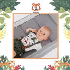 Kinderkraft Postieľka cestovná Baby Tiger VIKI Grey