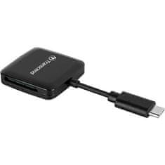 Transcend Čítačka pamäťových kariet RDC3 USB-C/ SDHC, SDXC (UHS-I), microSDHC, microSDXC (UHS-I) - černá