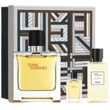 Hermès Hermes - Terre D'Hermes Pure Perfume Perfume gift set 75 ml, shower gel 40 ml and miniature Pure Perfume 5 ml 75ml 