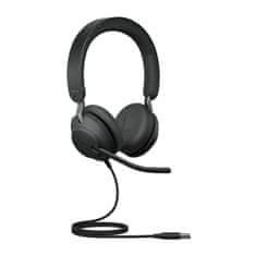 Jabra Evolve2 40 SE/Stereo/USB/Drôt/Čierna