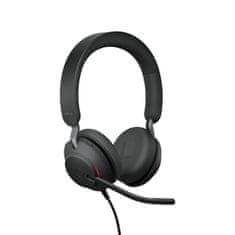 Jabra Evolve2 40 SE/Stereo/USB/Drôt/Čierna