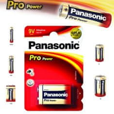 PANASONIC Alkalická batéria 9V Pro Power 6LR61