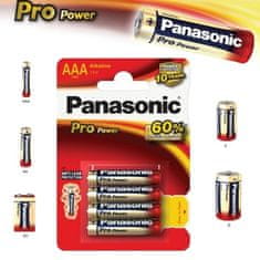 PANASONIC Alkalická batéria AAA Pro Power LR03 4ks