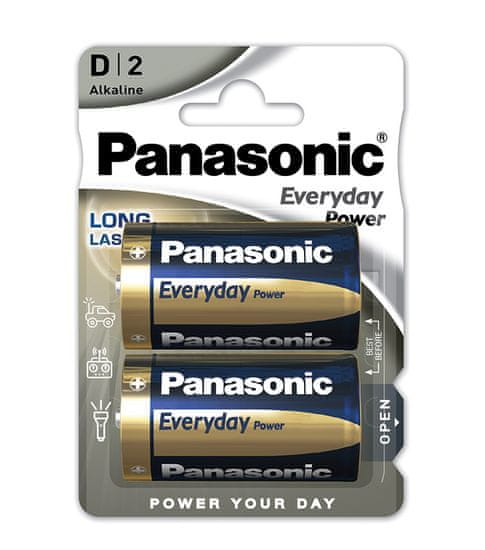 PANASONIC Everyday Power Silver LR20 D /2ks