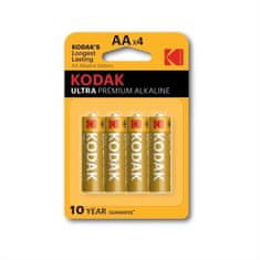 KODAK Batéria AA ULTRA PREMIUM alkalická 4 ks, blister