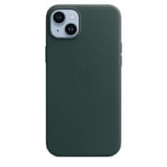 Apple iPhone 14+ Leather Case with MagSafe-Forest Green