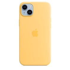Apple iPhone 14+ Silicone Case with MS - Sunglow