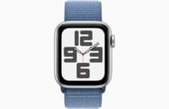 Apple Watch SE/40mm/Silver/Šport Band/Winter Blue