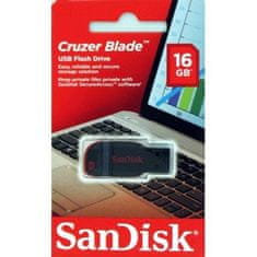 SanDisk Cruzer Blade/16GB/USB 2.0/USB-A/Čierna