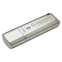 Kingston IronKey Locker+ 50/128GB/USB 3.1/USB-A/Strieborná