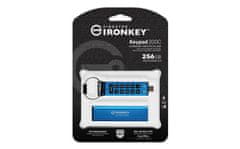 Kingston Ironkey Keypad 200C/256GB/USB 3.0/USB-C/Modrá