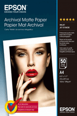 Epson A4, Archival Matte Paper (50listov)