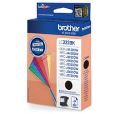 BROTHER LC-223BK (atrament black, 600 str. @ 5% draft)