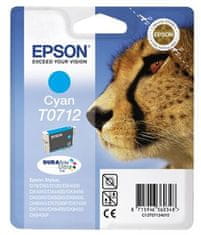 Epson atramentová náplň/ T0712/ Singlepack DURABrite Ultra Ink/ azúrová