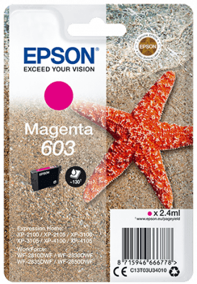 Epson cartridge T03U3 magenta (hviezdice)