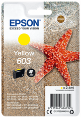 Epson cartridge T03U4 yellow (hviezdice)