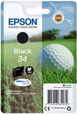 Epson Singlepack Black 34 DURABrite Ultra Ink C13T34614010