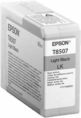 Epson Singlepack Photo Light Black T850700 UltraChrome HD ink 80ml